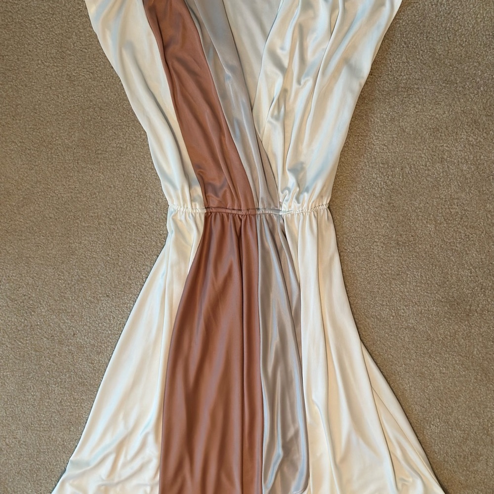 Vintage color block dress
